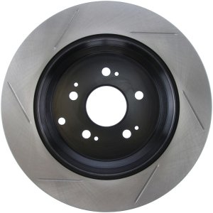 Honda Pilot Brake Rotor (1) - Rear Left - Stoptech - Slotted - Black - `09-`15