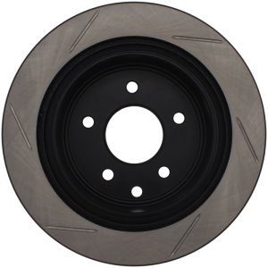 Nissan Rogue Brake Rotor (1) - Rear Left - Stoptech - Slotted Sport - Black E-Coated - `08-`18