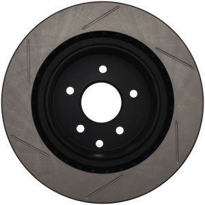 Infiniti G35 Brake Rotor (1) - Rear Left - Stoptech - Slotted - `03-`04
