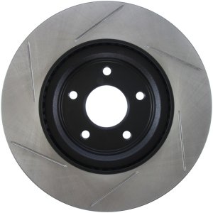 Nissan Murano Brake Rotor (1) - Front Left - Stoptech - Slotted Sport - Black - `15-`18