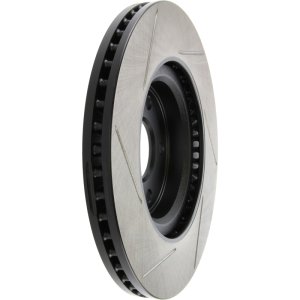 Nissan Pathfinder Brake Rotor (1) - Front Left - Stoptech - Slotted Sport - Black - `13-`19