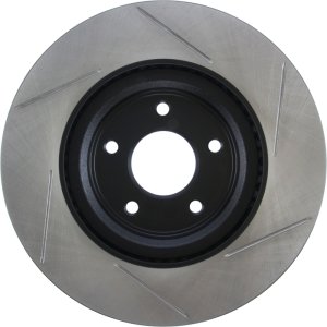 Infiniti JX35 Brake Rotor (1) - Front Right - Stoptech - Slotted Sport Rotors - Black - 2013
