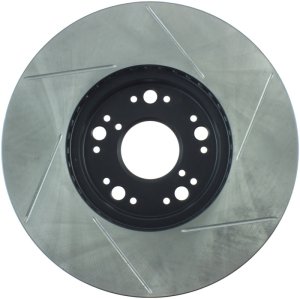 Lexus GS430 Brake Rotor (1) - Front Right - Stoptech - StopTech Slotted Sport - Black - `01-`05