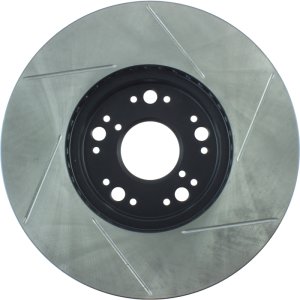 Lexus IS300 Brake Rotor (1) - Front Right - Stoptech - StopTech Slotted Sport - Black - `00-`05
