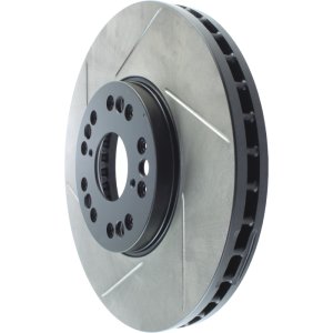 Lexus SC400 Brake Rotor (1) - Front Right - Stoptech - StopTech Slotted Sport - Black - `92-`00