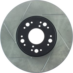 Lexus SC430 Brake Rotor (1) - Front Right - Stoptech - StopTech Slotted Sport - Black - `02-`10