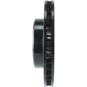 Toyota Land Cruiser Brake Rotor (1) - Front Right - Stoptech - Slotted Sport - Black - `98-`07