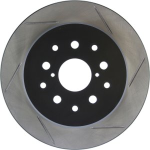 Lexus GS430 Brake Rotor (1) - Rear Left - Stoptech - Slotted Sport - Black - `01-`05