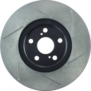 Scion tC Brake Rotor (1) - Front Right - Stoptech - Slotted Sport - Black - `05-`10