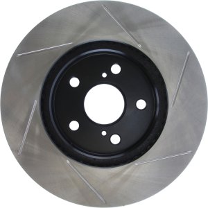 Lexus IS250 Brake Rotor (1) - Front Right - Stoptech - Slotted Sport Rotor - Black - `06-`15