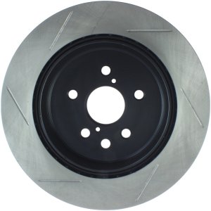 Lexus GS300 Brake Rotor (1) - Rear Left - Stoptech - Slotted Sport - Black - 2006