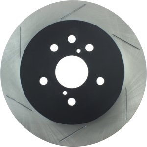 Lexus IS350 Brake Rotor (1) - Rear Right - Stoptech - Slotted - Black - `06-`15
