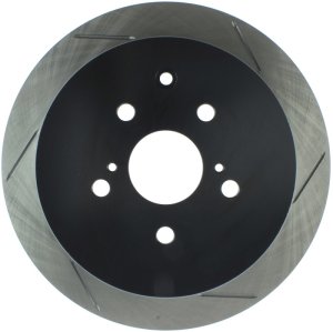 Lexus RX350 Brake Rotor (1) - Rear Left - Stoptech - Slotted Sport - Black E-Coated - `10-`15