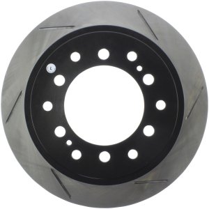 Lexus GX460 Brake Rotor (1) - Rear Left - Stoptech - Slotted - Black - `10-`19