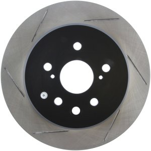 Lexus IS350 Brake Rotor (1) - Rear Right - Stoptech - Slotted Sport - Black - `14-`19