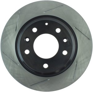 Ford Fusion Brake Rotor (1) - Rear Right - Stoptech - Slotted Sport - Black - `06-`12