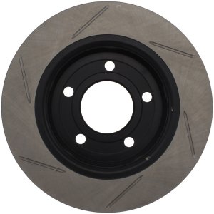 Mazda Mazdaspeed 3 Brake Rotor (1) - Rear Left - Stoptech - Slotted Sport - Black - `07-`09