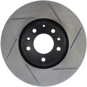 Mazda 6 Brake Rotor (1) - Front Left - Stoptech - Slotted Sport - Black - `06-`07 Mazda 6 Brake Rotor (1) - Front Left - Stoptech - Slotted Sport - Black - `06-`07