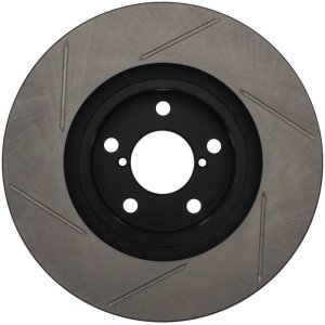 Scion FR S Brake Rotor (1) - Front Left - Stoptech - Slotted Sport Rotor - Black - `13-`16