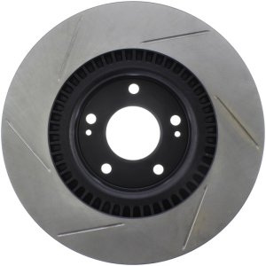 Hyundai Sonata Brake Rotors (1) - Front Left - Stoptech - Slotted Sport - Black - `15-`19
