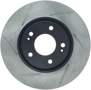Kia Forte Brake Rotors (1) - Front Right - Stoptech - Slotted Sport - Black - `10-`18