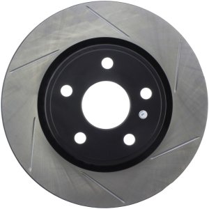 Dodge Durango Brake Rotor (1) - Front Left - Stoptech - Slotted Sport - Black E-Coated - `11-`20