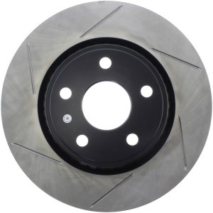 Dodge Durango Brake Rotor (1) - Front Right - Stoptech - Slotted Sport - Black - `11-`20