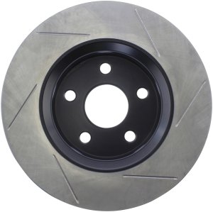 Dodge Durango Brake Rotor (1) - Front Right - Stoptech - Slotted Sport - Black - `11-`20