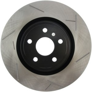 Dodge Durango Brake Rotor (1) - Front Left - Stoptech - Slotted Sport - Black - `17-`20