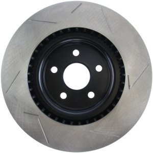 Dodge Durango Brake Rotor (1) - Front Right - Stoptech - Slotted Sport - Black - `17-`20