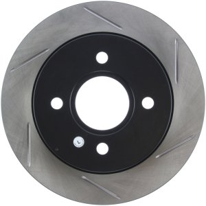 Ford Fiesta Brake Rotor (1) - Rear Left - Stoptech - Slotted Sport - Black - `14-`19 Ford Fiesta Brake Rotor (1) - Rear Left - Stoptech - Slotted Sport - Black - `14-`19