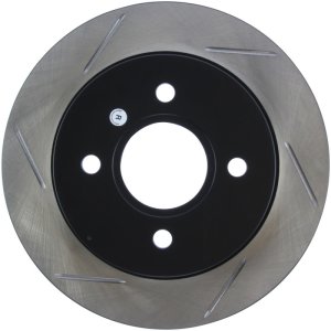 Ford Fiesta Brake Rotor (1) - Rear Right - Stoptech - Slotted Sport Rotor - Black E-Coated - `14-`19 Ford Fiesta Brake Rotor (1) - Rear Right - Stoptech - Slotted Sport Rotor - Black E-Coated - `14-`19
