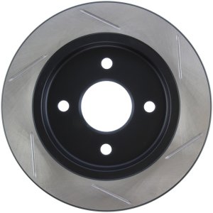 Ford Focus Brake Rotor (1) - Rear Right - Stoptech - Slotted Sport Rotor - Black E-Coated - `01-`07