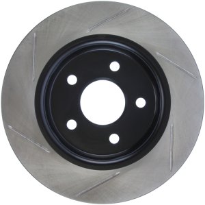 Ford Focus Brake Rotor (1) - Rear Left - Stoptech - Sport Slotted - Black E-Coated - `12-`18