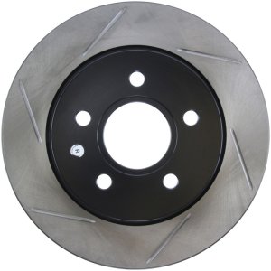 Ford Focus Brake Rotor (1) - Rear Right - Stoptech - Sport Slotted - Black - `13-`18