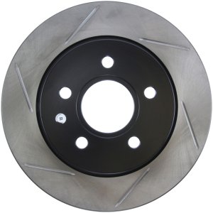 Ford Focus Brake Rotor (1) - Rear Right - Stoptech - Sport Slotted - Black - `13-`18