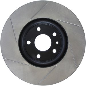 Ford Fusion Brake Rotor (1) - Front Left - Stoptech - Slotted Sport - Black - `13-`20