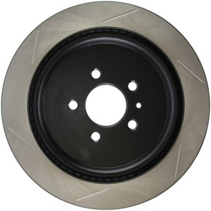 Ford Shelby GT500 Brake Rotor (1) - Rear Left - Stoptech - Slotted Sport - Black - `13-`14