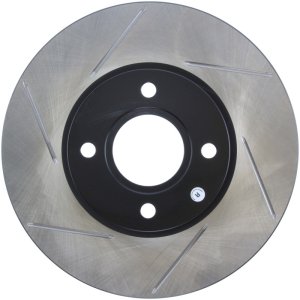 Ford Fiesta Brake Rotor (1) - Front Right - Stoptech - Slotted - Black - `14-`19 Ford Fiesta Brake Rotor (1) - Front Right - Stoptech - Slotted - Black - `14-`19