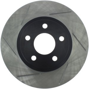 Pontiac Bonneville Brake Rotor(s) (1) - Front Right - Stoptech - Slotted Sport - Black - `00-`04 Pontiac Bonneville Brake Rotor(s) (1) - Front Right - Stoptech - Slotted Sport - Black - `00-`04