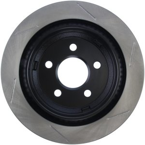 Pontiac Firebird Brake Rotors - Rear Right - Stoptech - Slotted Sport - Black - `98-`02
