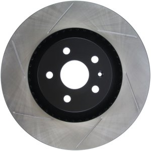 Cadillac CTS Brake Rotor (1) - Front Right - Stoptech - Slotted Sport - Black - `09-`15