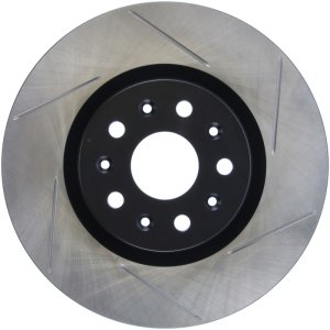 Cadillac CTS Brake Rotor(s) (1) - Rear Left - Stoptech - Slotted Sport - Black - `14-`19