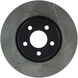 Dodge Neon Brake Rotor (1) - Front Left - Stoptech - Slotted - Black - `03-`05 Dodge Neon Brake Rotor (1) - Front Left - Stoptech - Slotted - Black - `03-`05