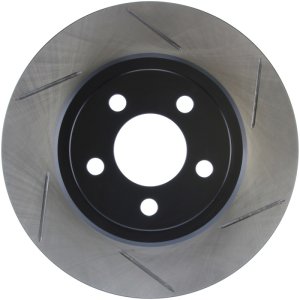 Dodge Magnum Brake Rotor (1) - Rear Left - Stoptech - Sport Slotted - Black - `05-`08