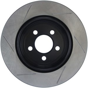 Dodge Magnum Brake Rotor (1) - Rear Left - Stoptech - Sport Slotted - Black - `05-`08