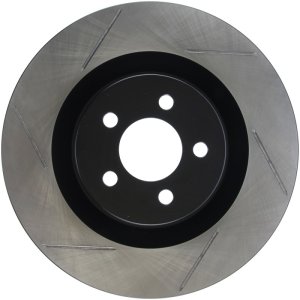 Dodge Magnum Brake Rotor (1) - Front Right - Stoptech - Slotted - Black E-Coated - `06-`08