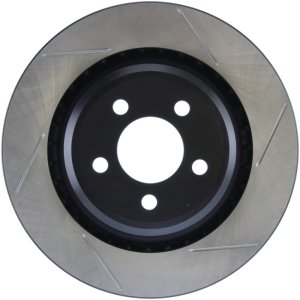 Dodge Magnum Brake Rotor (1) - Rear Left - Stoptech - Slotted Sport - Black - `06-`08