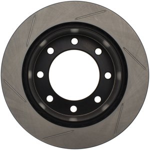 Ford F-250 Brake Rotor (1) - Rear Right - Stoptech - Slotted Sport - Black - `00-`08
