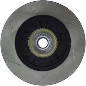 Ford F-150 Brake Rotor (1) - Front Left - Stoptech - Slotted - Black - `99-`04